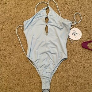 Princess Polly Rhinestone Bodysuit Size 4 (S)